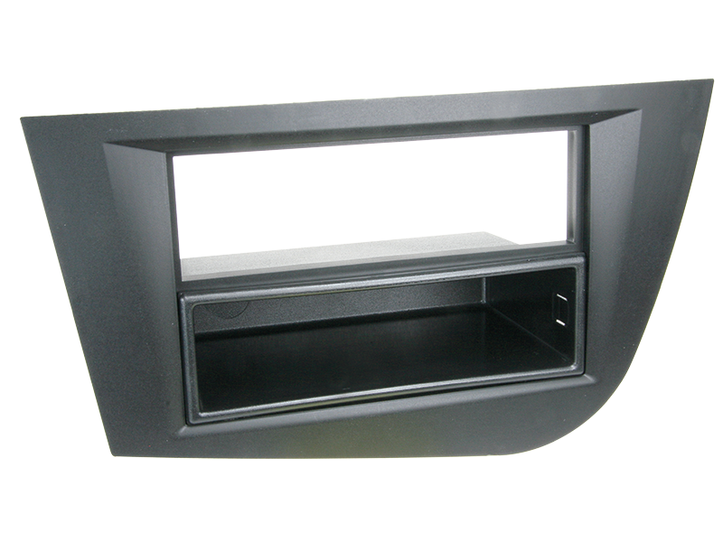 ACV, 2-DIN Radioblende Schwarz — Passend für Seat Leon 2005-2009