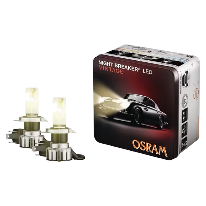 Osram, Night Breaker LED Vintage H4 Ece +330% - Sada