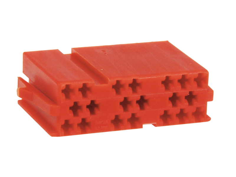 ACV, 20 Pin - Gehäuse für Mini-Isostick Rot