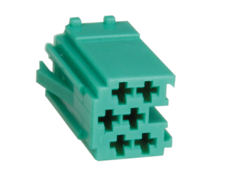 ACV, 6 Pin - Gehäuse für Mini-Isostick Grün