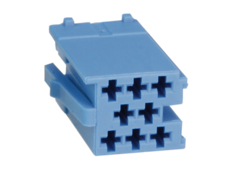 ACV, 6 Pin - Gehäuse für Mini-Isostick Blau