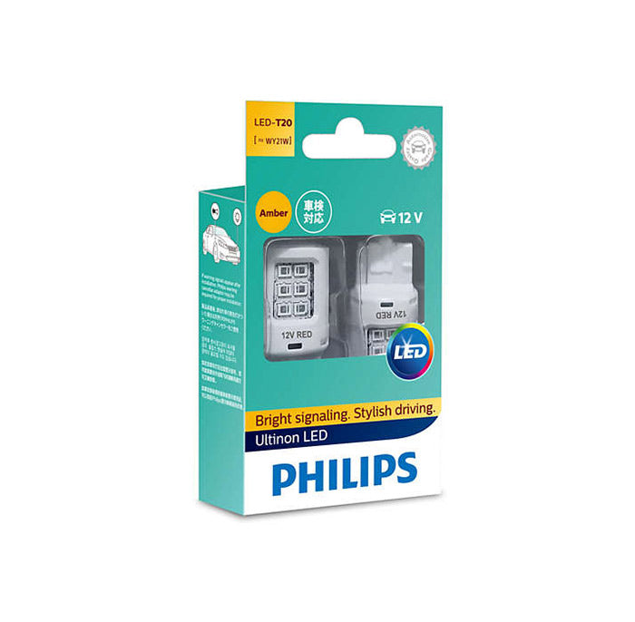 Philips, Ultinon LED W21W Gelb 12V - Set