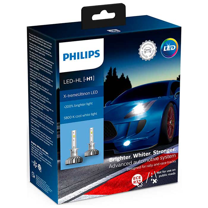 Philips, X-tremeultinon 5800K LED H1 - Set