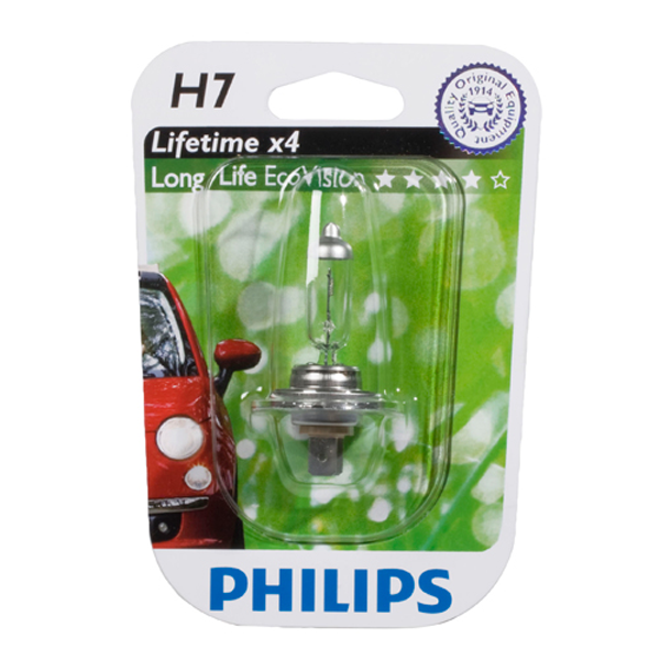 Philips, Longlife Ecovision H7 55W 12V Blister - 1 Stk.