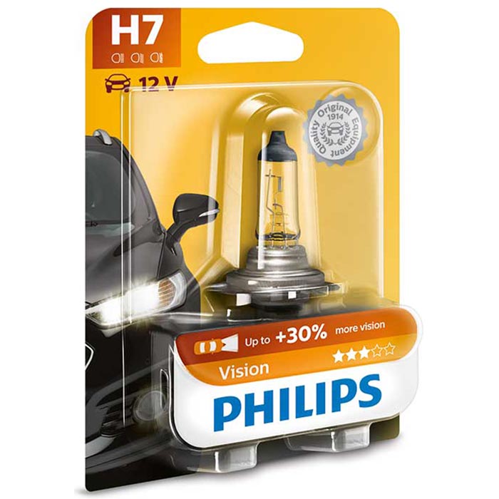Philips, Vision H7 55W 12V Blister - 1 pz.