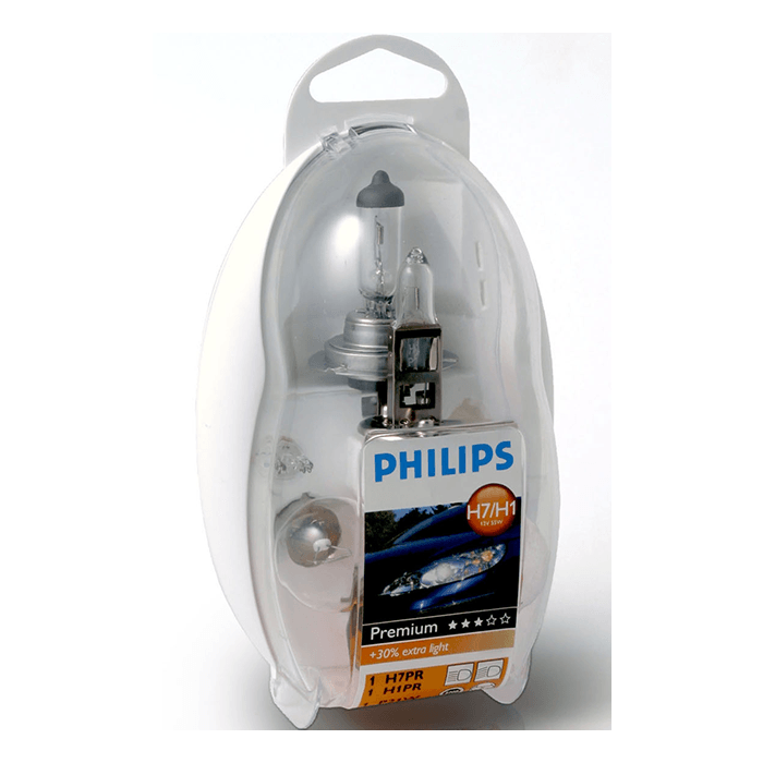 Philips, Premium H1/H7 12V Ersatzlampen Kit