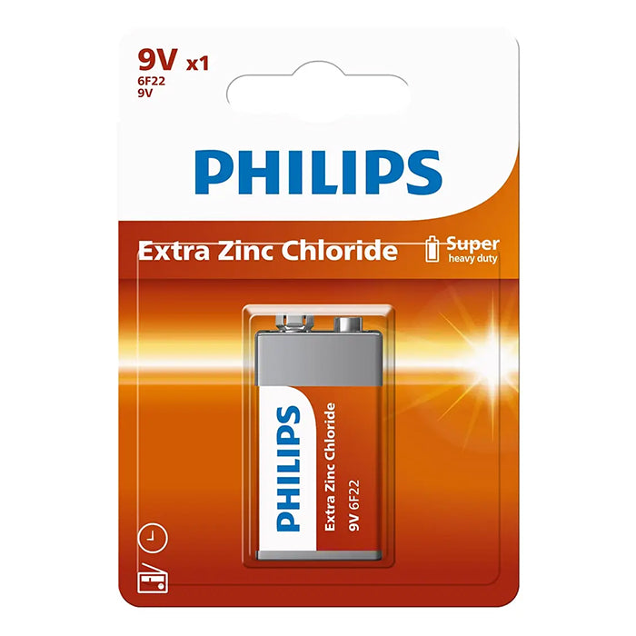 Philips, Longlife 9V Batterie 1 Stk.