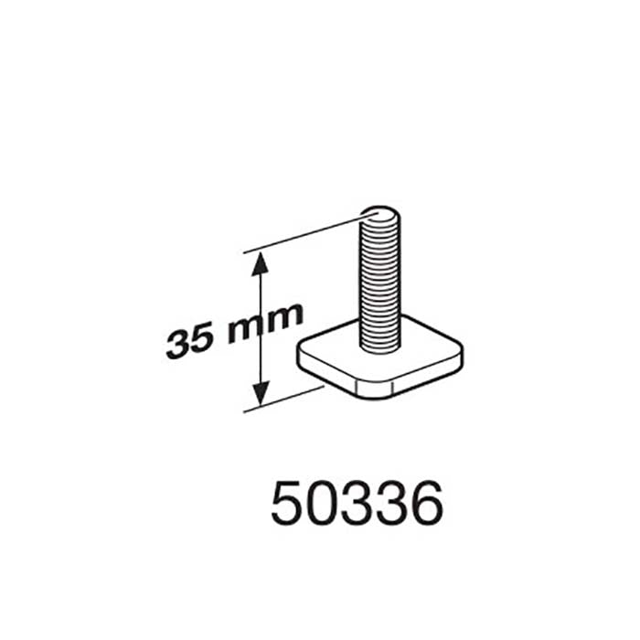 Thule, Śruba T-row M6X35 - 20X20MM Kwadrat