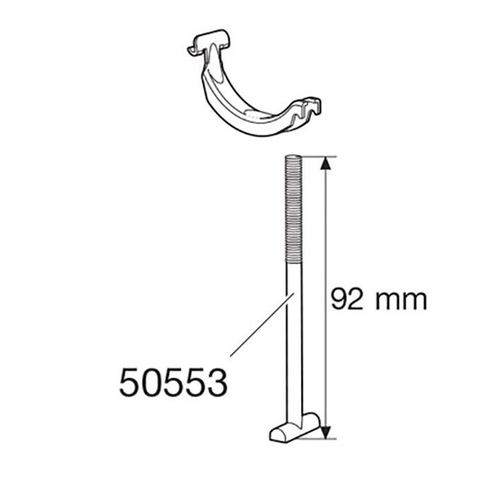 Thule, T-šroub m6x92
