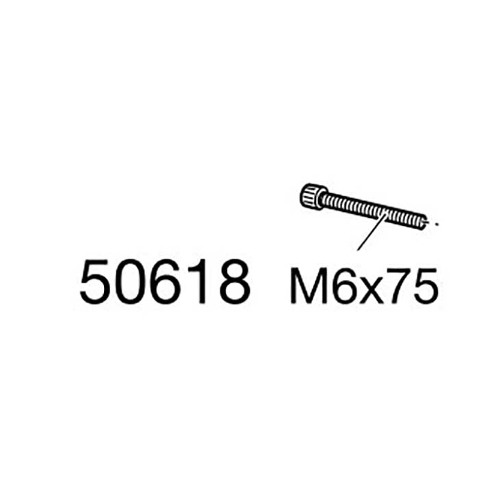 Thule, Unbrakobolt m6x75 Černý