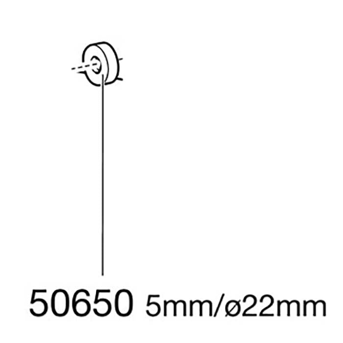 Thule, Plastová podložka 5mm ø20mm