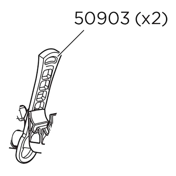 Thule, Gumový popruh F/rms 2ks