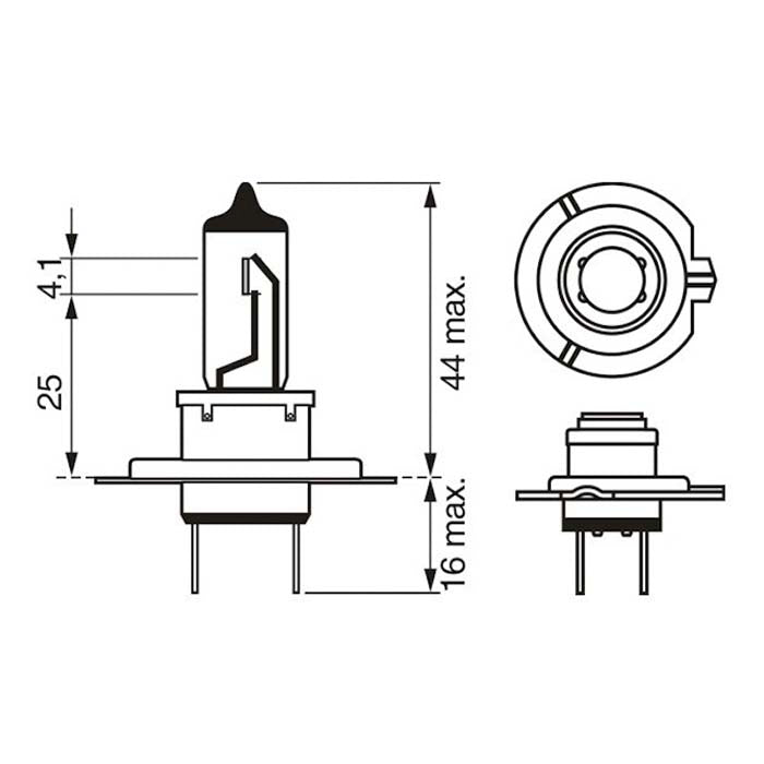 Bosch, Ultra White Žárovka H7 55W 12V 4200K