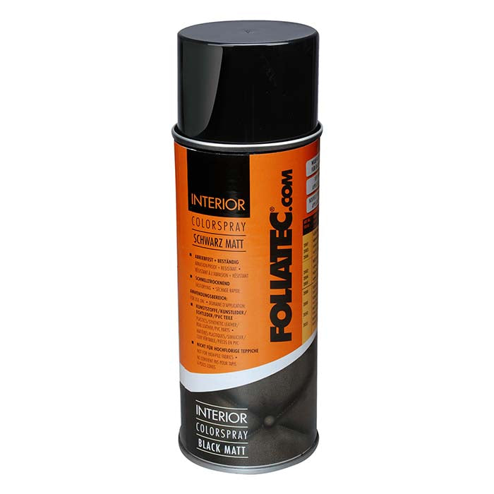 Foliatec, Interior Colour Spray Matt Black 400 ml