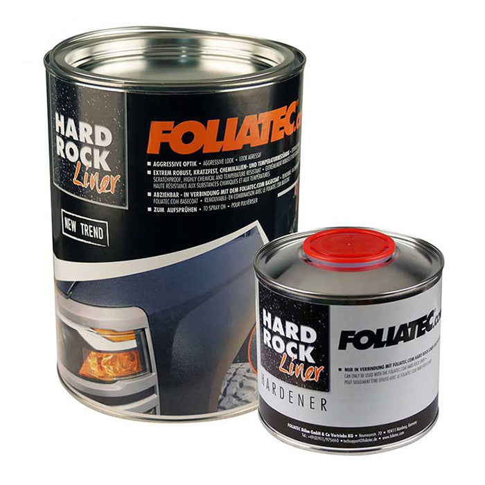Foliatec, Vernice strutturale 2K, Satin-nero, 2,5 L