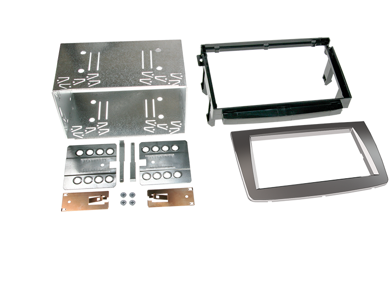 ACV, 2-DIN Kit Stříbrný — Pasuje do Alfa Mito 2008-