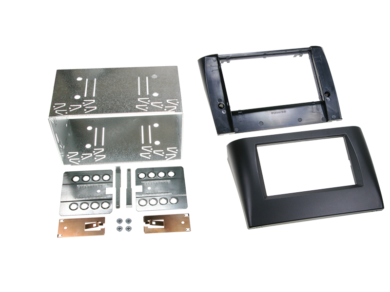 ACV, 2-DIN Kit 5/2008 Zwart — Geschikt voor Fiat Stilo 10/ 2001-