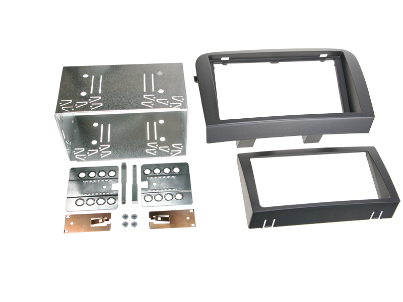 ACV, 2-DIN Kit Antraciet — Geschikt voor Fiat Croma 2005-