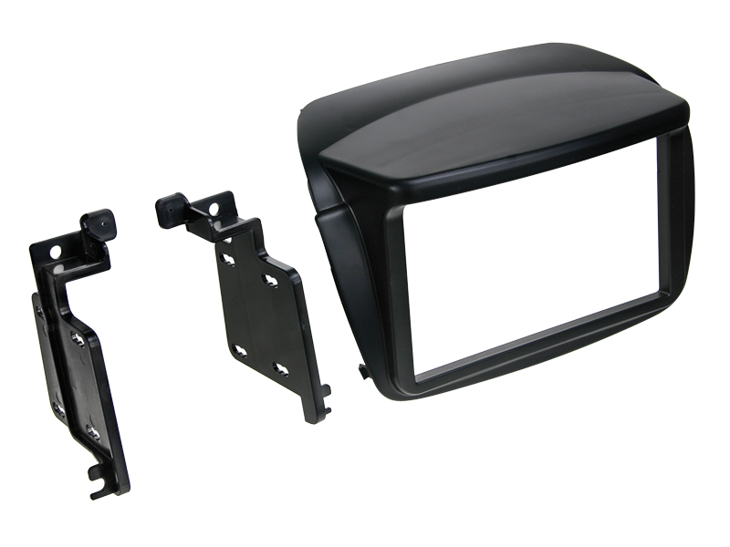 ACV, 2-DIN Kit Zwart — Geschikt voor Fiat Doblo 2010-