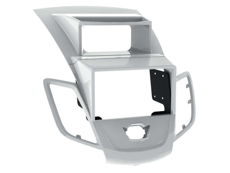 ACV, 2-DIN Kit Zilver — Geschikt voor Ford Fiesta 10/ 2008-