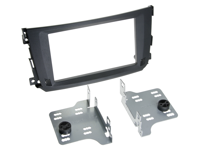 ACV, 2-DIN Schwarz — Passend für Kit Smart Fortwo 2010-