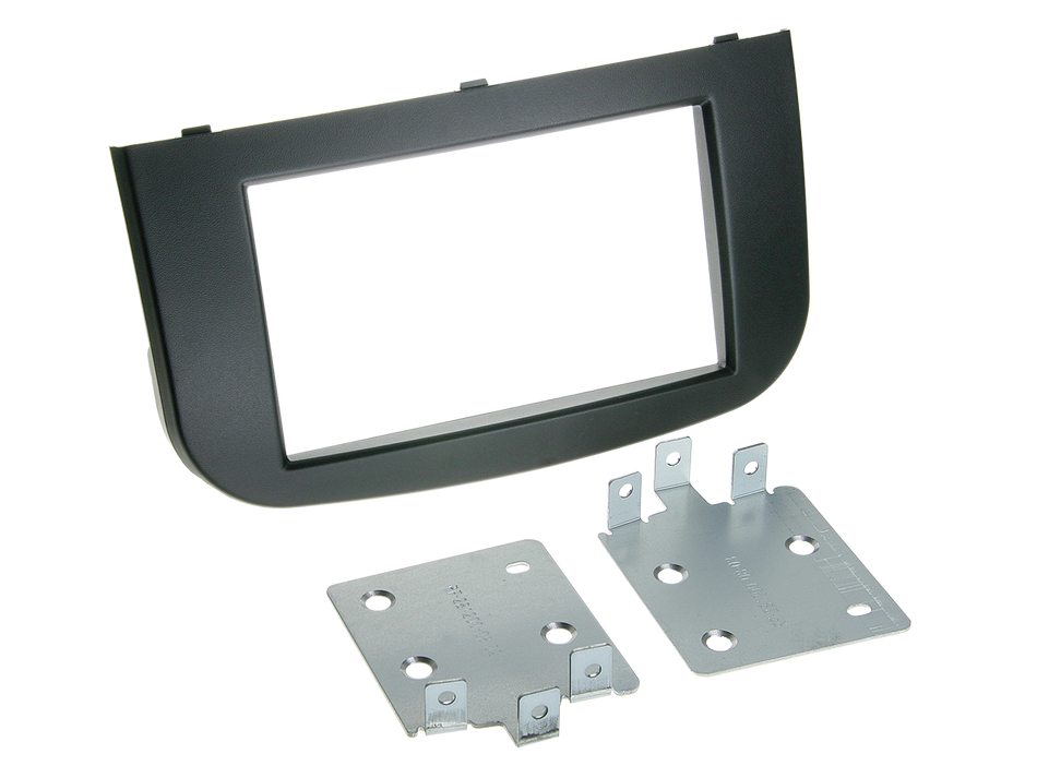 ACV, 2-DIN Zestaw Czarny — Pasuje do Mitsubishi Colt 11/2008-