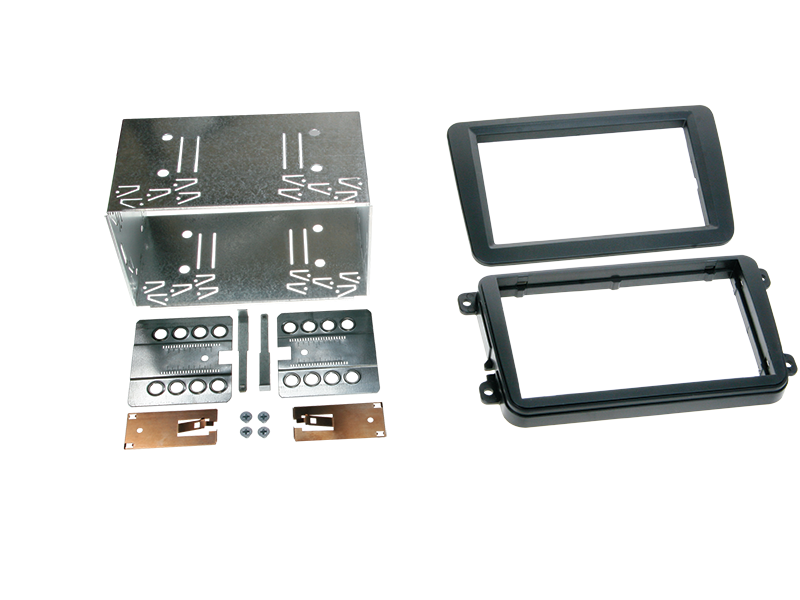 ACV, 2-DIN Kit Vw/seat/skoda Zwart
