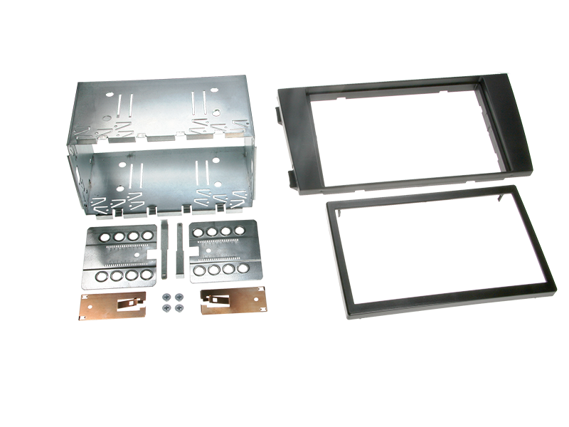 ACV, Kit 2-DIN 04 Noir — Compatible avec Audi A6 2001-