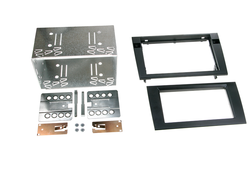 ACV, 2-DIN Radioblende Audi A4(8E)/Seat Exeo(3R) Schwarz