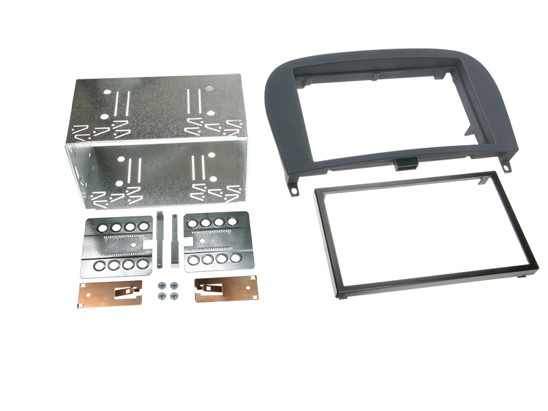 ACV, 2-DIN Schwarz — Passend für Kit Merc. SL r230 2001-