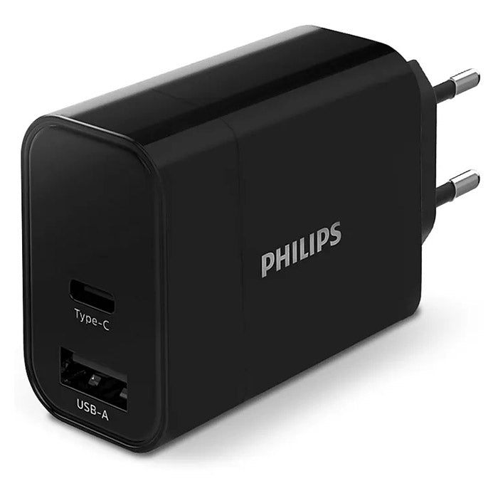 Philips, Cargador USB Carga rápida 30W Usb-a+c