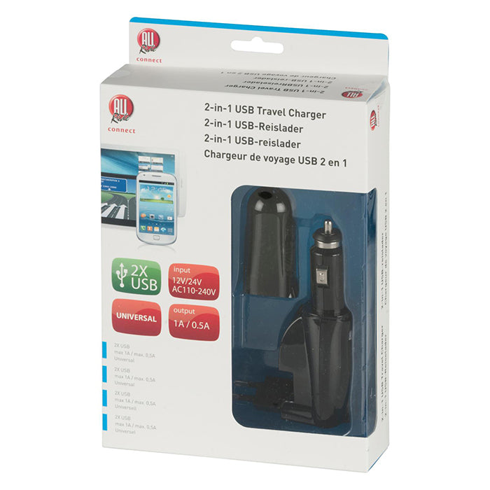 Edco, Chargeur de voyage USBx2