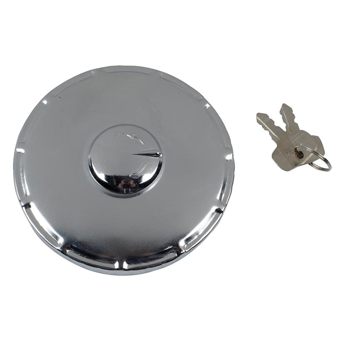 Allride, Couvercle de réservoir Chromé Pour Camion, Pour Studs de 80mm, 2