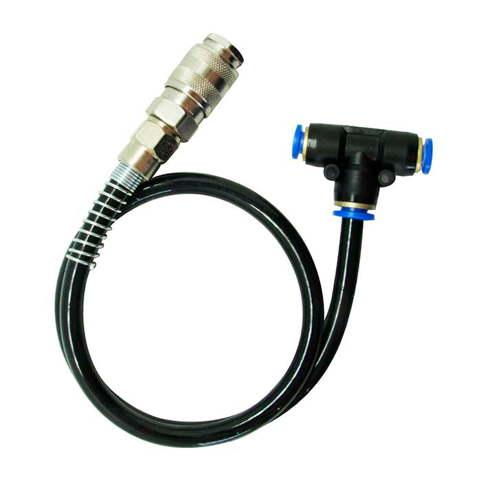 Allride, T-stuk voor perslucht, 50cm, 6mm, 13kg/cm2