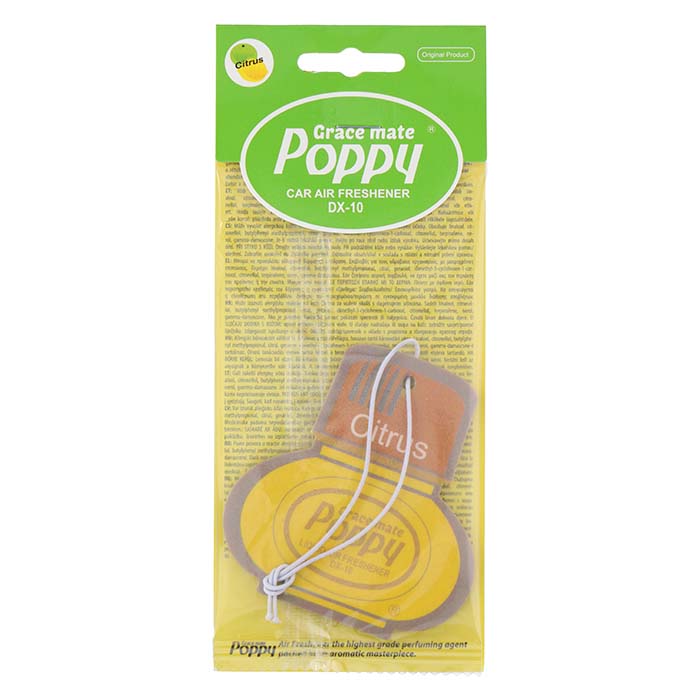 Poppy, Carte de parfum, Agrumes