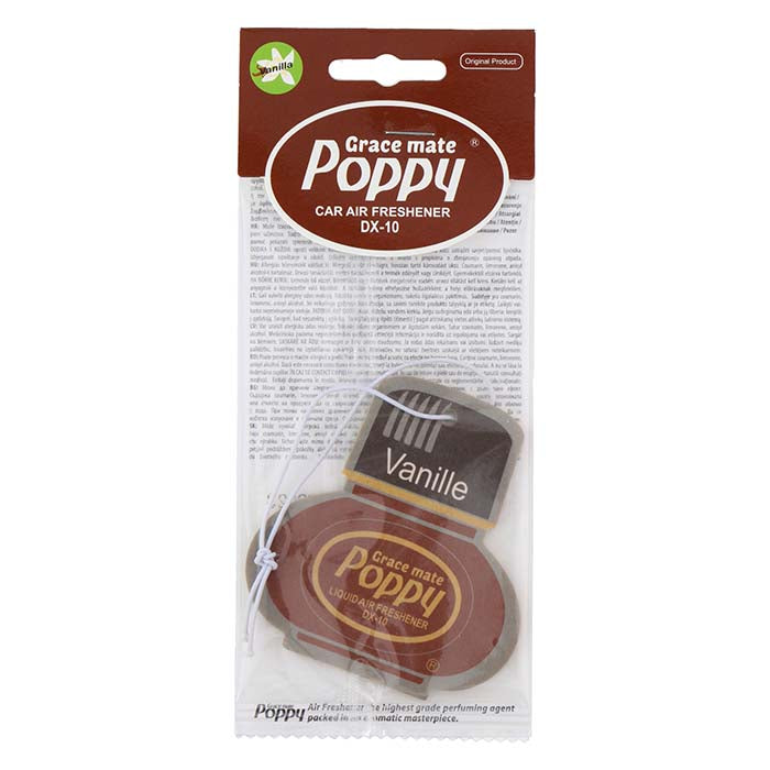 Poppy, Carte de parfum, Vanille