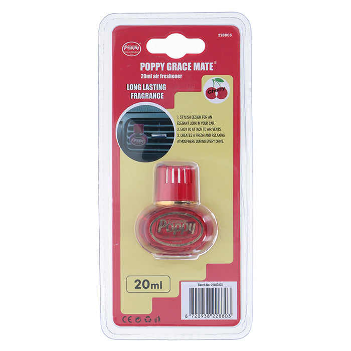 Poppy, Mini Désodorisant Cerise, 20 ml.