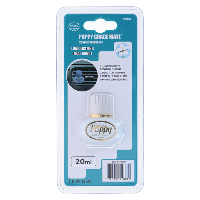 Poppy, Mini Désodorisant Jasmin, 20 ml.