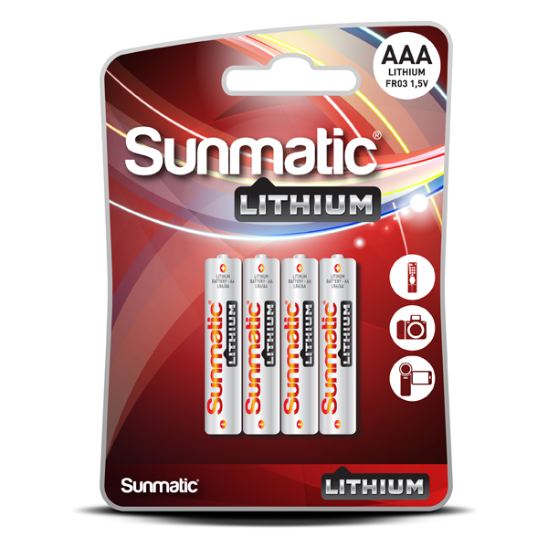 GP Batteries, Sunmatic Lithium-Batterie AAA 1,5 V