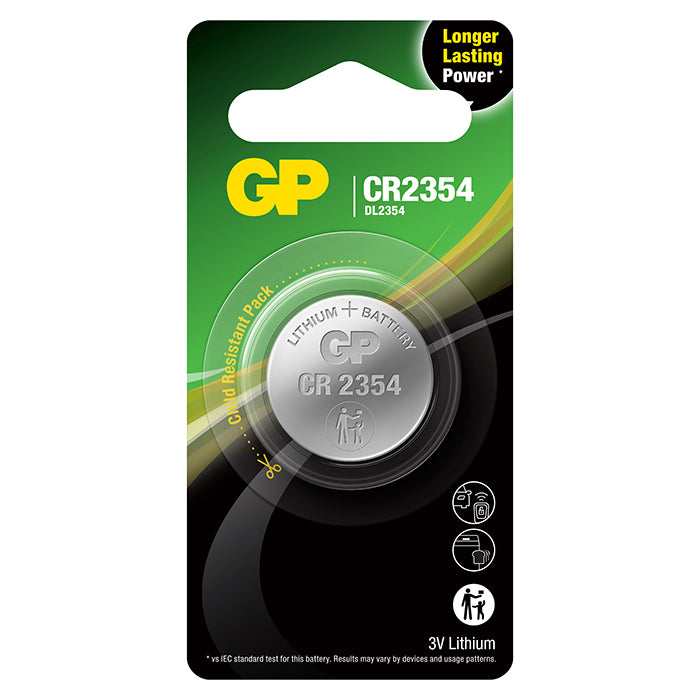 GP Batterien, GP Knopfzelle, Lithium, CR2354, 1-Pack