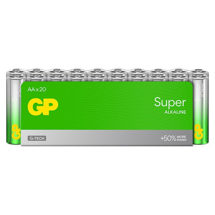 GP Batteries, GP Super Alkaline Batteria AA 15A/LR6 20-pack