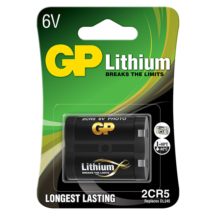 GP Batteries, Gp 2cr5-ci Lithium-Batterie 6v Stk