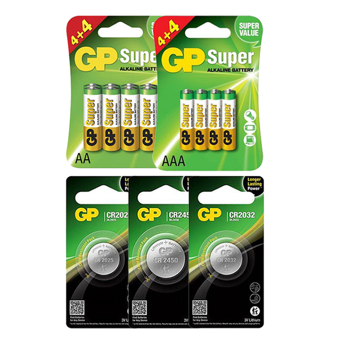 GP Batteries, Pacchetto di Batterie GP 60 pz.