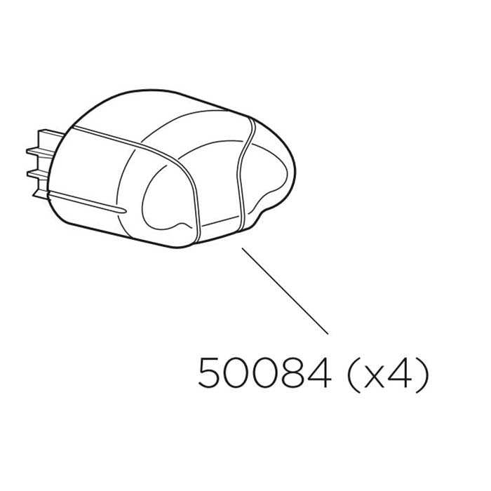Thule, 4 x Plastový Koncový Kus pro Aero