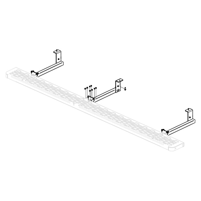 Dánský Přívěs, Držák Bočního Kroku Dlouhý - — Pasuje na VW Transporter T6 2015-