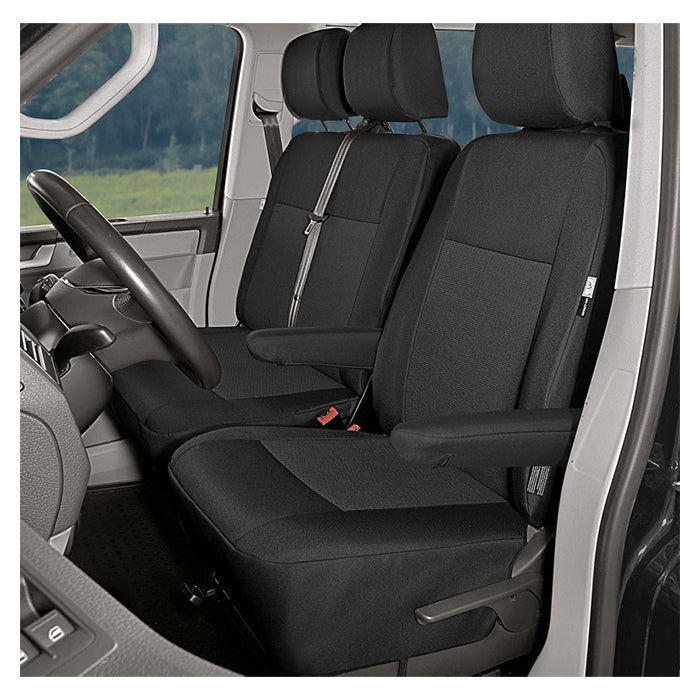 Kegel, Fundas de Asiento 1+2 & T6 2015- — Compatible con VW Transporter T5 2003-