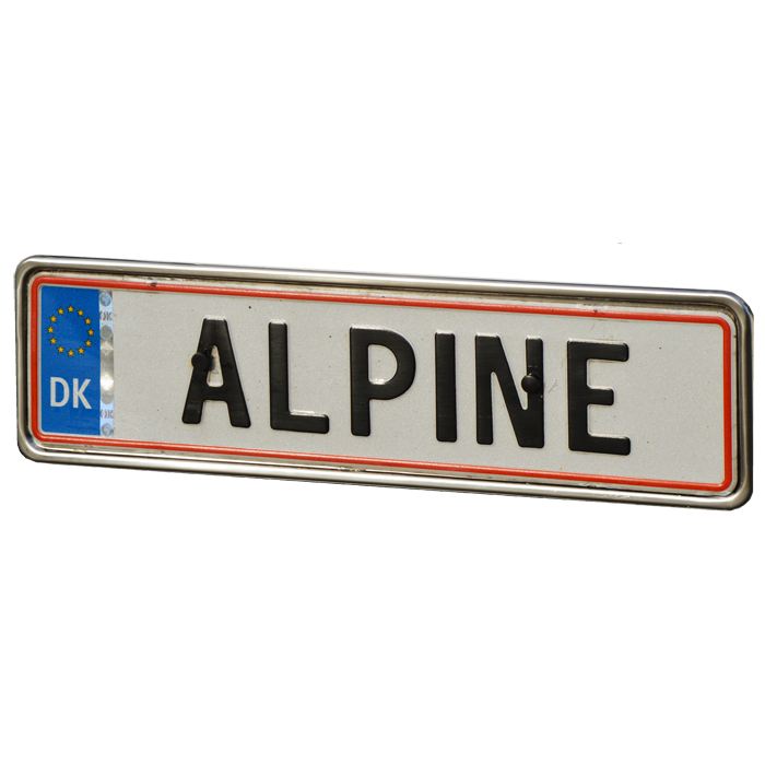 Avant, RVS Nummerplaatframe 1 St.
