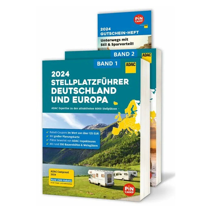 ADAC, Guide des Aires de Camping Allemagne et Europe — Convient pour 2024-2025