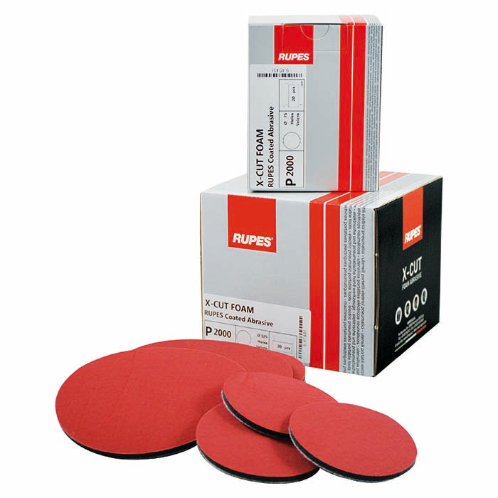 Rupes, X-cut Foam Sanding Disc, Ø:150 mm. P3000, 20 pcs.