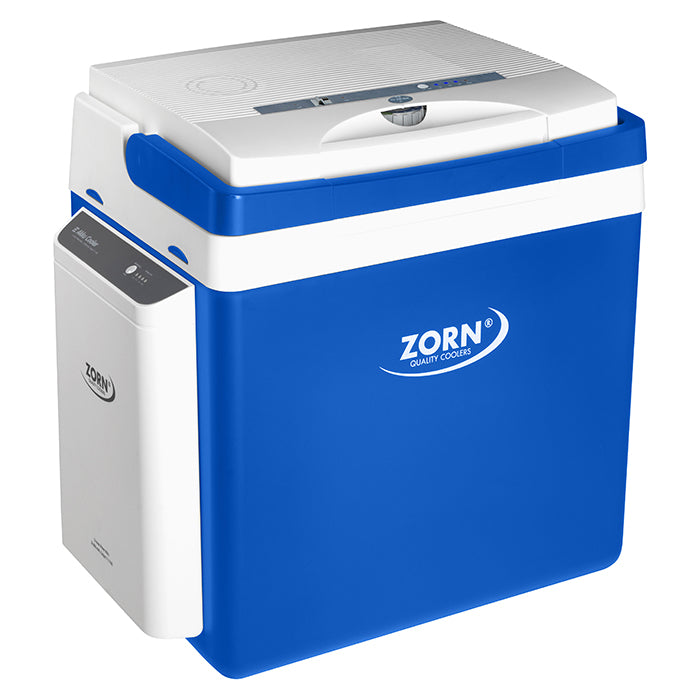 ZORN 25L Elektrisk Køleboks 12/230V med 7,8 Ah Batteri